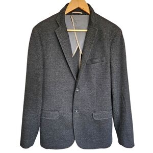 Attitude gray wool‎ blend slim fit blazer